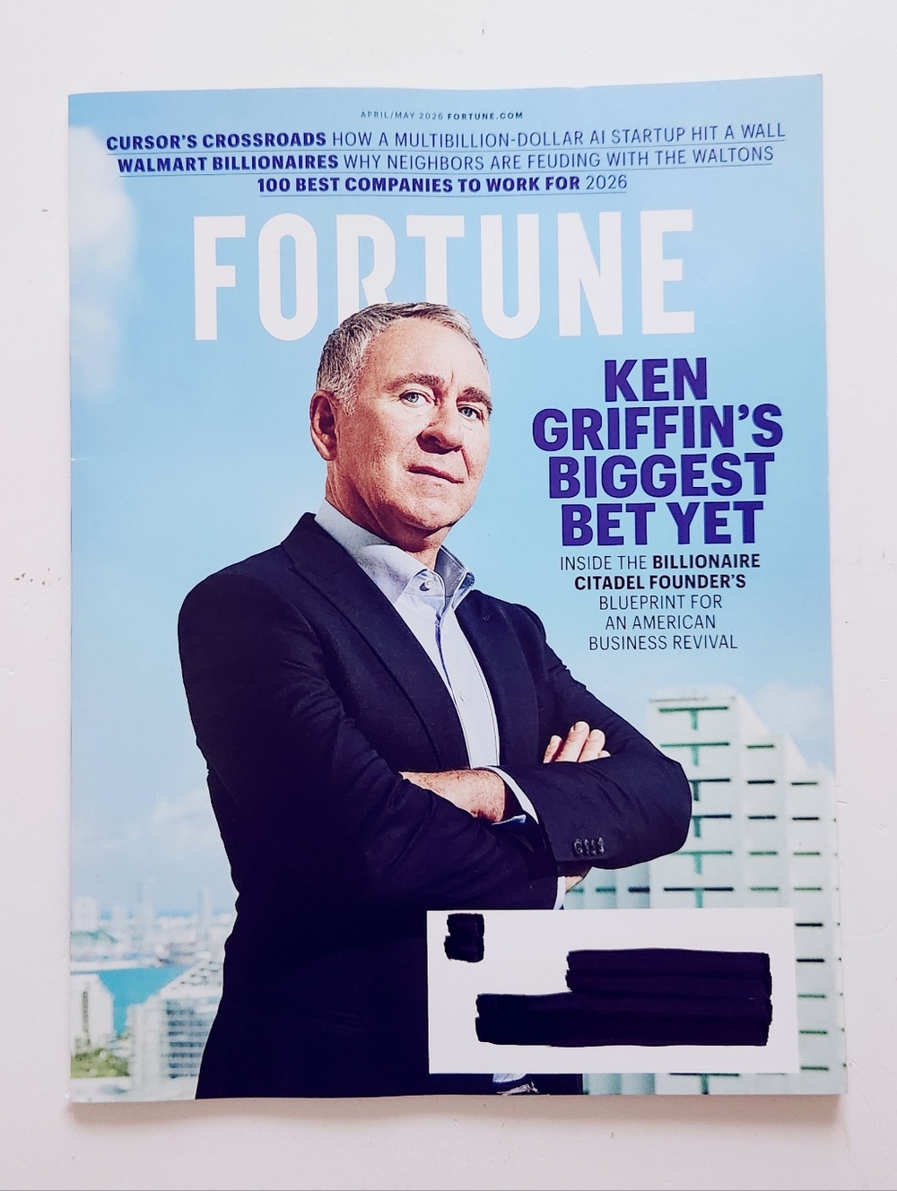 🍭7/$15 Fortune Magazine April/May 2026 Ken Griffin's Biggest Bet Yet